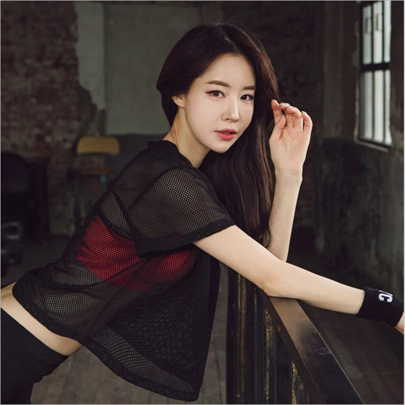 Camiseta Feminina de Malha Gym