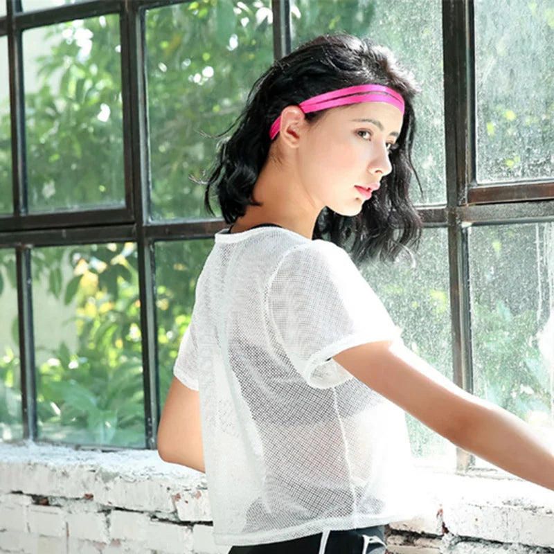 Camiseta Feminina de Malha Gym