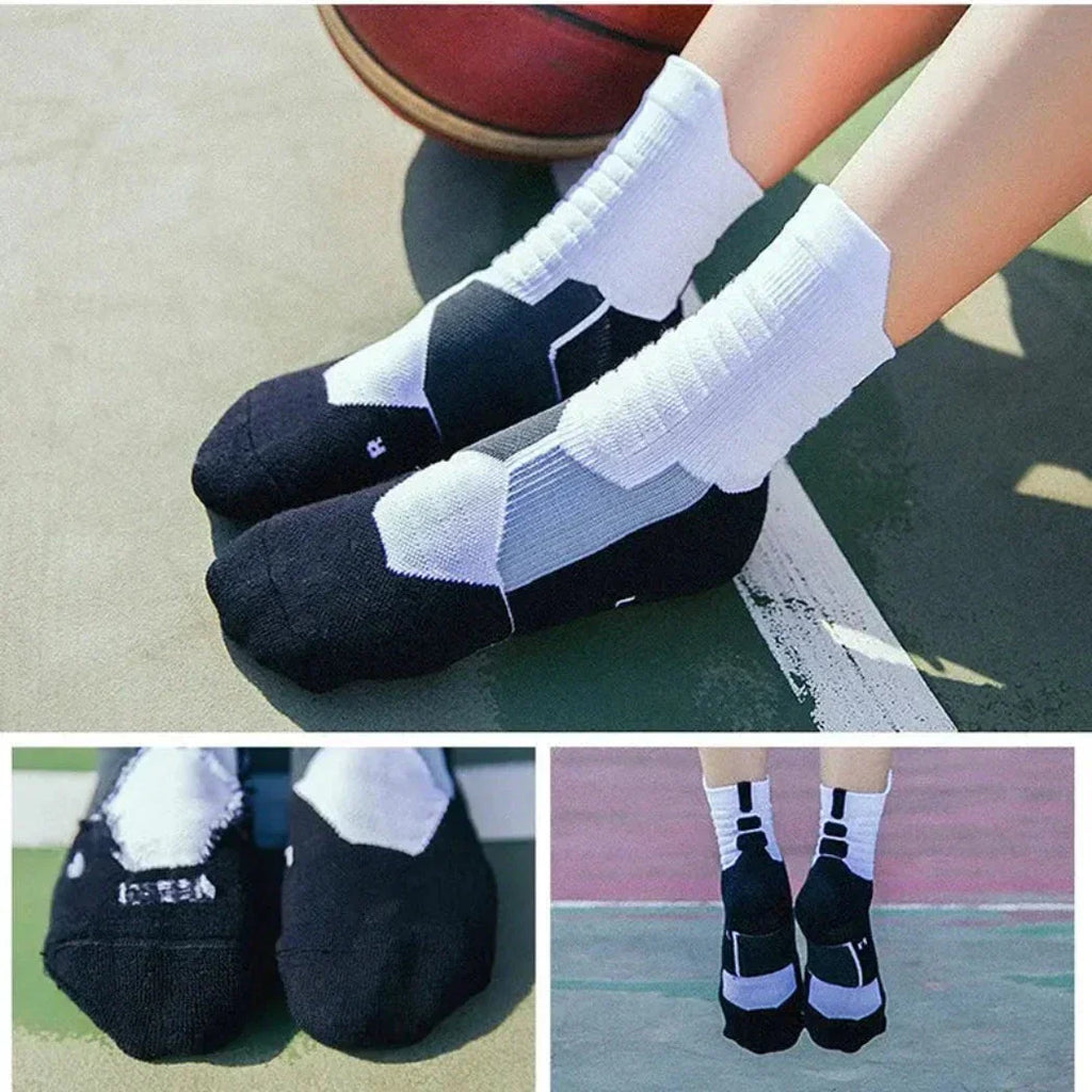 Kit 3 Pares de Meias de Esportes Cano Médio