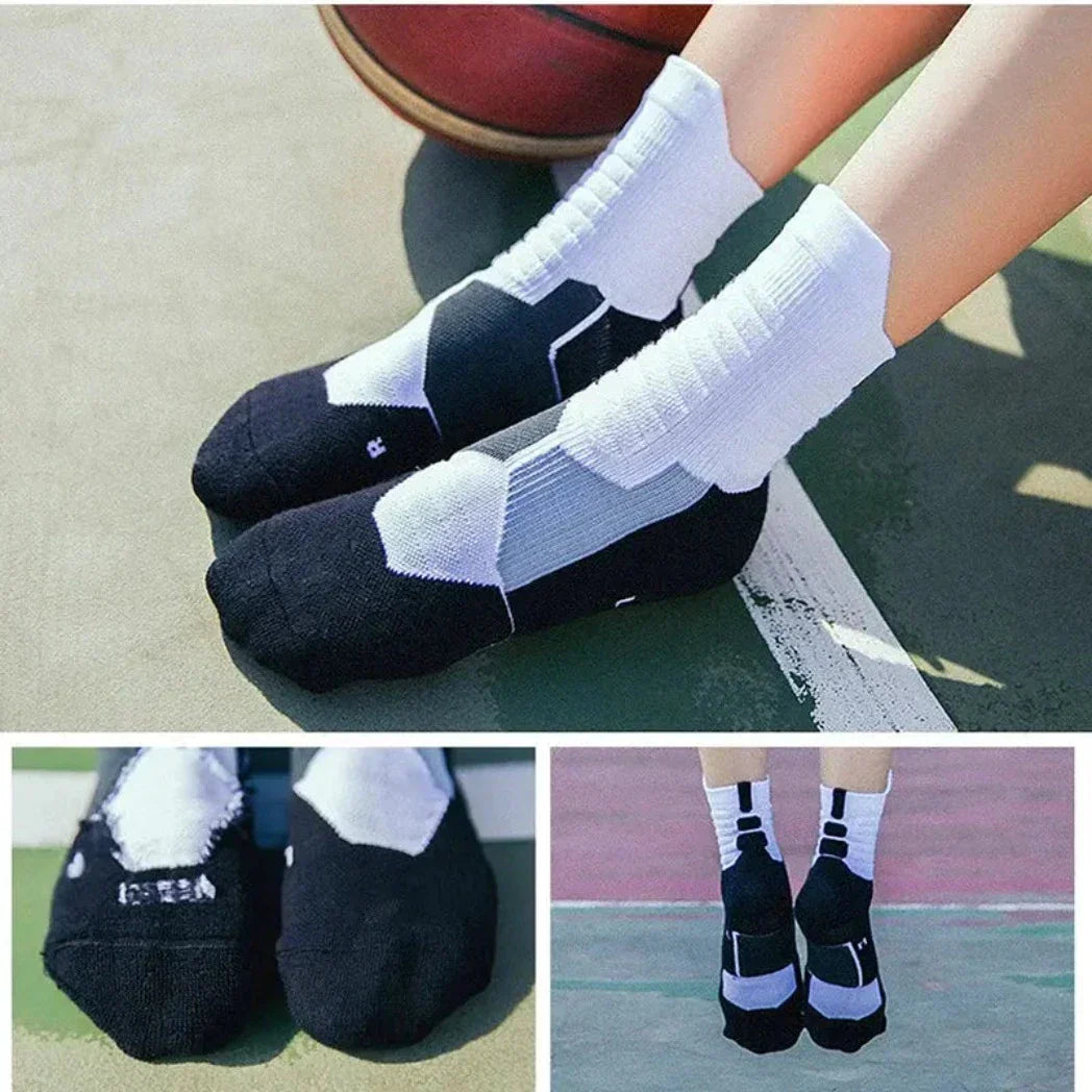 Kit 3 Pares de Meias de Esportes Cano Médio